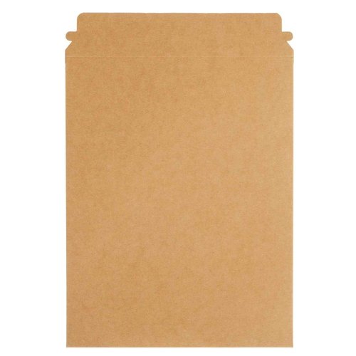 Juvale Stay Flat Mailers - 9 x 11.5 in, Brown, 100-Pack - Thick Document Mailers & Cardboard Envelopes - Peel & Seal Mailing Envelopes for Photos & Magazines