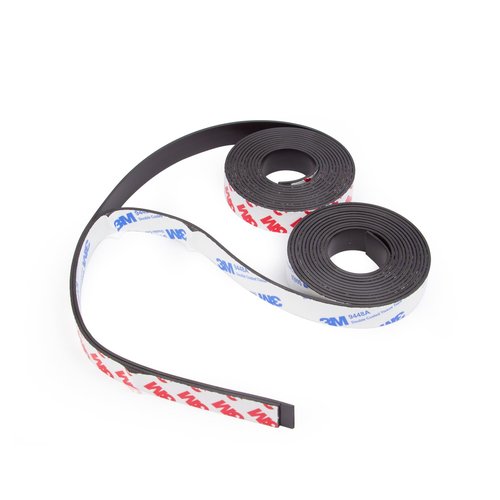 2 Rolls Magnetic Tapes, Flexible Magnet Strips with 3M Adhesive Backing, 10 Feet x 0.5"W Each Roll for DIY, Crafting, and Organizational Projects.