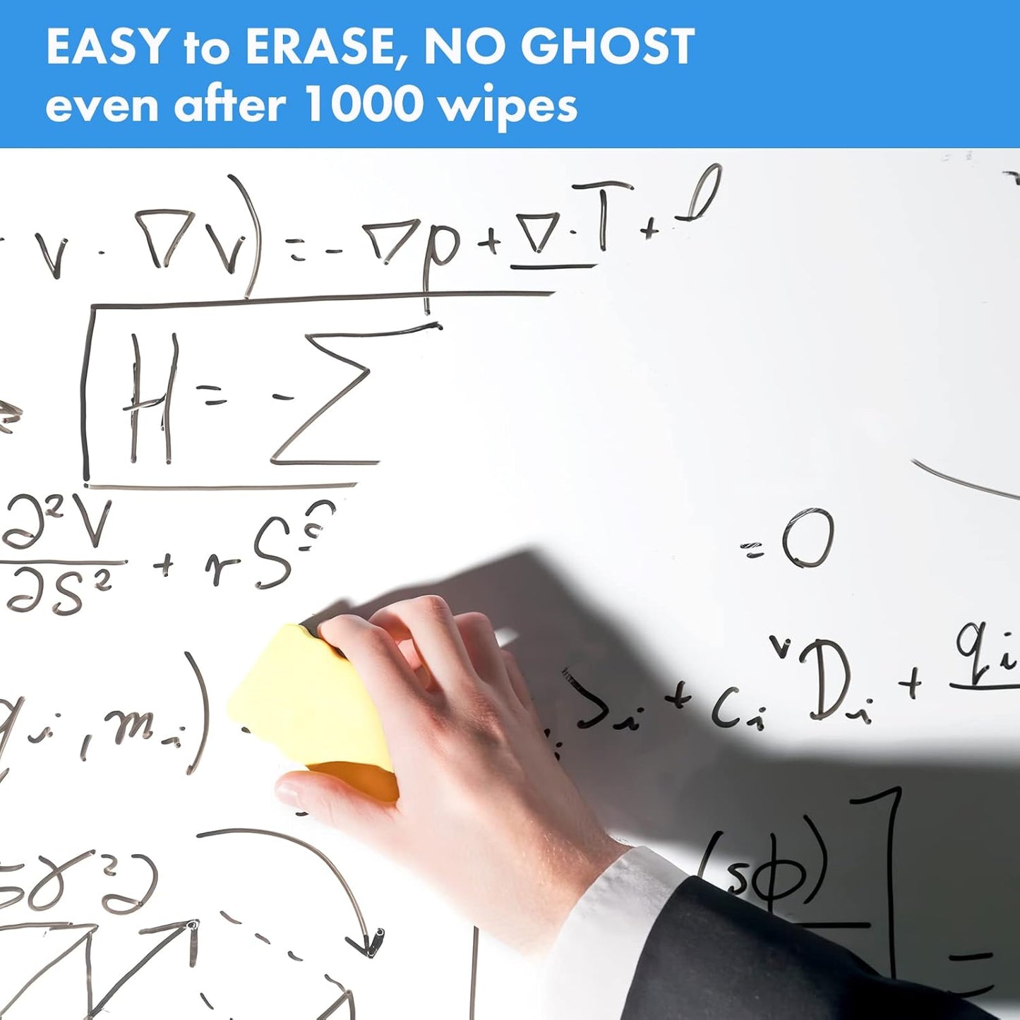 Skiennix Whiteboard Stickers - Versatile 18" x 79" & 24" x 39" Sizes for Easy Organization