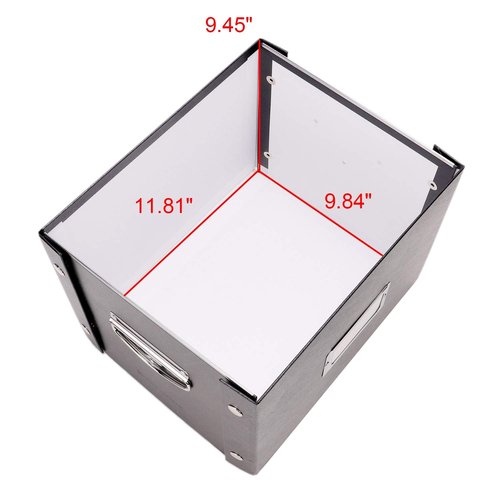Snap-N-Store Letter-Size File Box, Black (SNS01533)