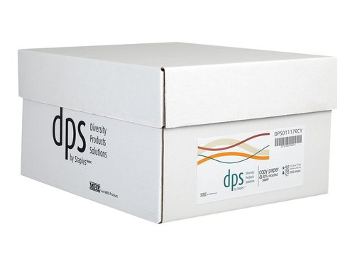 DPS by Staples 30% Recycled 11" x 17" Copy Paper, 20 lbs., 92 Brightness, 500 Sheets/Ream (DPS01117RCY-CC)