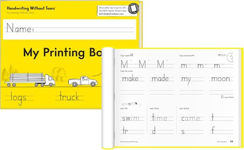 Handwriting Without Tears | 1st Grade Printing Bundle - Student Workbook, Teacher's Guide & Tiny Pencils