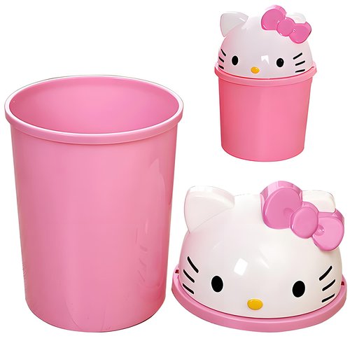 NBHUZEHUA 2.6 Gallon Unicorn Cute Kids Room Trash Can Bedroom Girls Dorm Bathroom Nursery Home Office Small Waste Basket Garbage Cans Trash Bin Dustbin