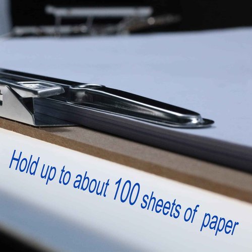 Acocony 11x17 Clipboard Three Clip Extra Large Clipboard Harboard with 8 Inch and 2-4 Inch Lever Operated Clip 11 x 17 Clipping Board Log Color Pack of 2