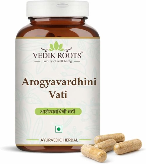Arogyavardhini Vati Tablets - Ayurvedic Herbal Supplement for Daily Wellness - 120 Tablets