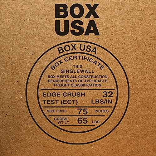 BOX USA 13 x 10 x 15 Corrugated Cardboard Boxes, Medium 13"L x 10"W x 15"H, Pack of 25 | Shipping, Packaging, Moving, Storage Box for Home or Business, Strong Wholesale Bulk Boxes