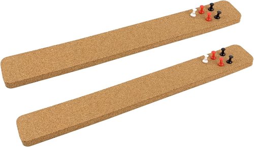 Felt Pin Bulletin Cork Board Strips by [Brand Name] - 15 x 2.5 Inches for Office & Home Decor
