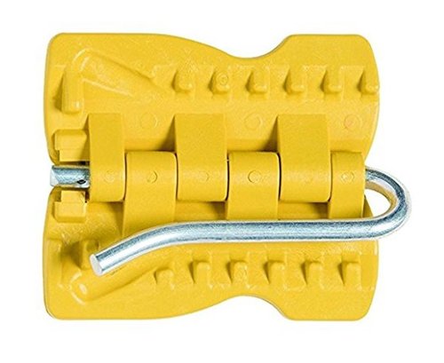 The Original Fat Ivan Fold Up Doorstop Wedge with Magnet Yellow (Pack of 2)