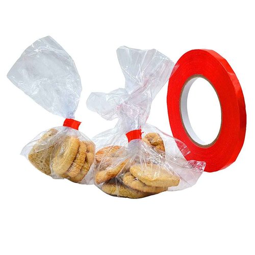 WOD ET-605K Stainless Steel Constructed, Produce Bag Sealers Taper Dispenser with Trimmer Blade - Ideal for Packaging Ice Bags, Ground Meats, & More: Fits Up to 1/2 inch Wide (Holds 3 inch Core)