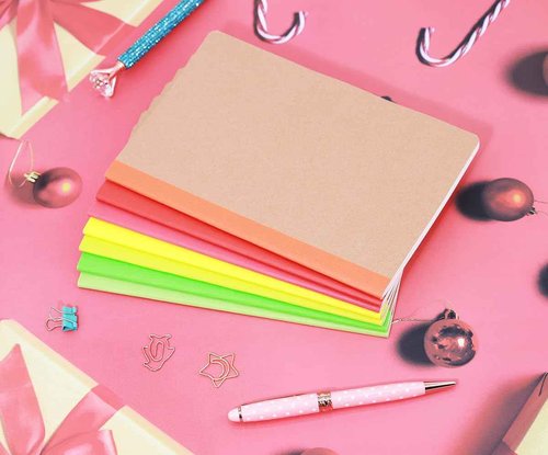 48 Pack Kraft Notebooks, Journals in Bulk for Writing, Blank Paper Sketchbooks, 60 Pages Notebook, 8.3x5.5 Inch, A5 Size, Travel Journal Set, for Gifts, Students and Office Supplies