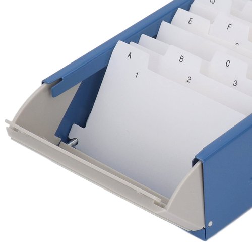 Business Card Holder Case, Index Card Holder A to Z Tabs Hold 800 Business Cards, Office Supplies Filing With High Transparent Lid, Business Card Organizer (Cocoarme0zd3yfovt-11)