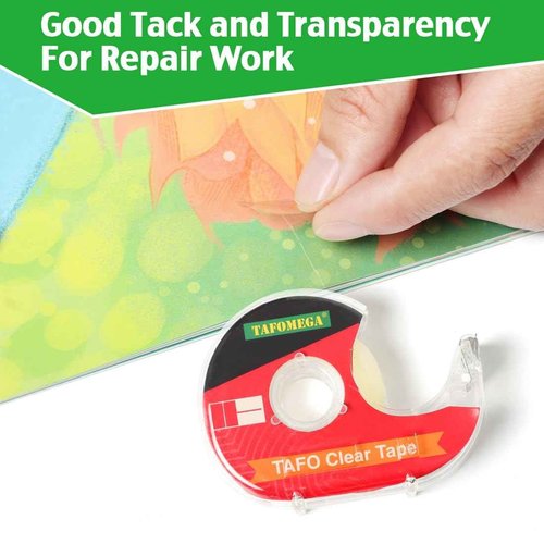 Clear Tape for Wrapping,Repairing and Adhesiving Smooth Cut Transparent Tape with Dispenser for Office & School Project 0.7 X 1000 Inch,36 Pack
