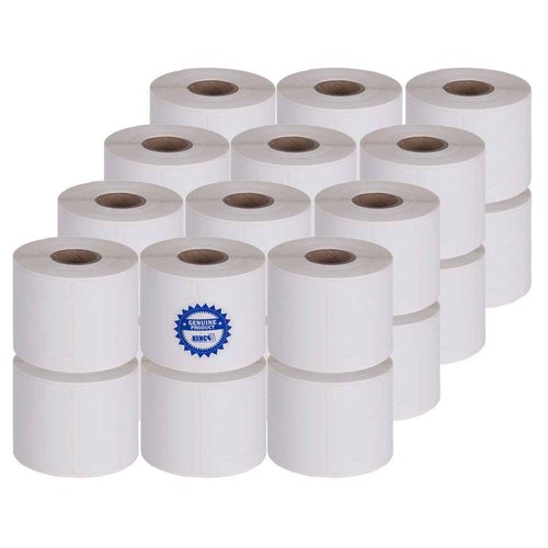 2 1/4in X 4in Name Badge Labels by Kenco Label, Compatible with Dymo 30857 (24 Pack)