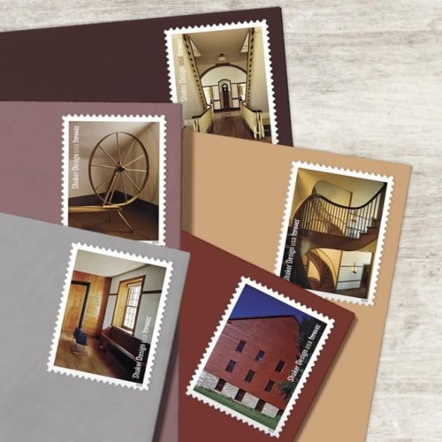 Shaker Design 2024 Forever Postage Stamps - First-Class Mail | Sheet of 12