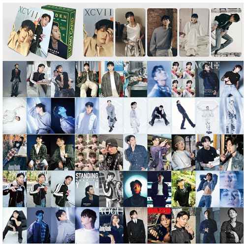 Golden Album Photocards First Solo Album Photo Cards Kpop Lomo Card Set Gift Merch for Boys and Girls