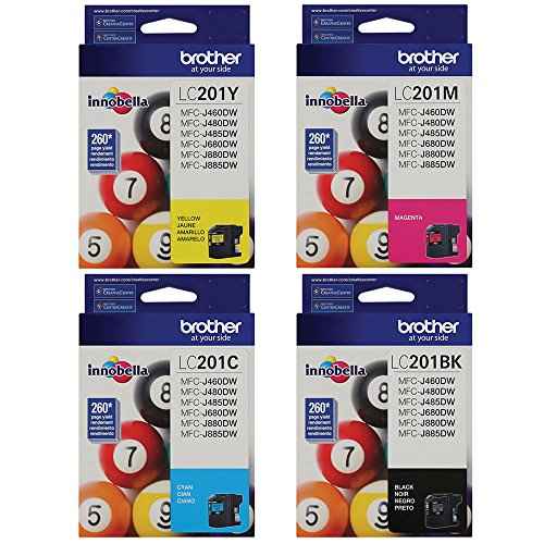 Brother MFC-J680DW Black/Cyan/Magenta/Yellow Original Ink Standard Yield (260 Yield)