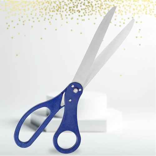 25 Inch Grand Opening Scissors Blue – Blue Scisors 25'' Giant Scissors for Ribbon Cutting Ceremony Heavy Duty Scisors Giant Ribbon Cutting for Inauguration Ceremonies & Special Events