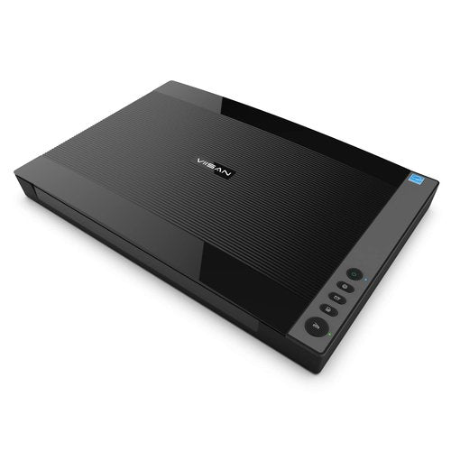 VIISAN 3120 A3 Flatbed Scanner, 1200 DPI, CIS Sensor, Scan 11.7" x 16.7" in 8 sec, Frameless, Auto-Scan, Document & Photo & Book Scanner, Design for Library, School and Soho. Supports Windows & Mac