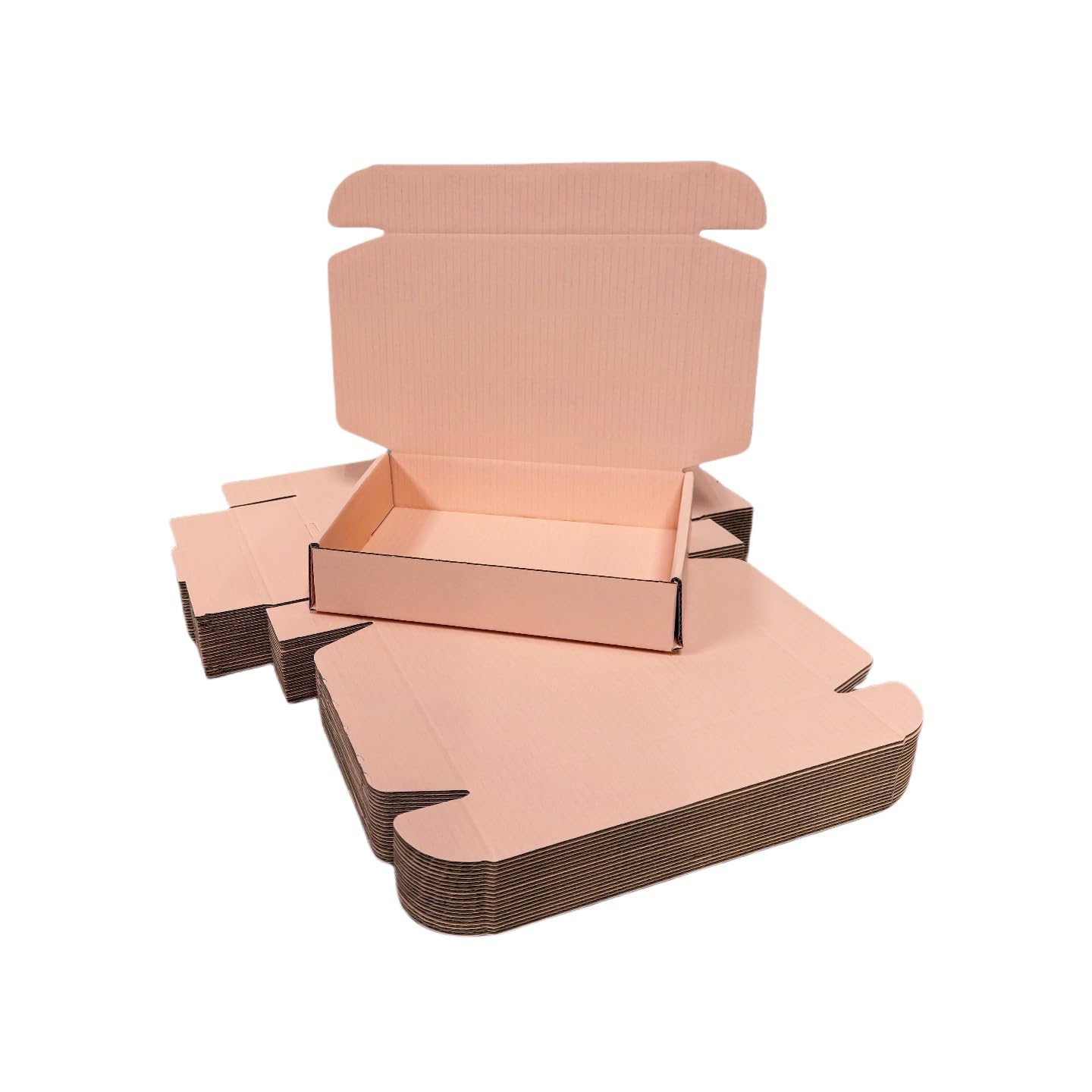 20 Pack 15.8x11.8x3 in Powder Pink Shipping Boxes