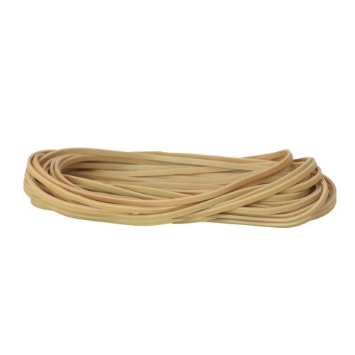 Alliance Rubber 27405 Advantage Rubber Bands Size #117B, 1 lb Box Contains Approx. 200 Bands (7" x 1/8", Natural Crepe) , Beige