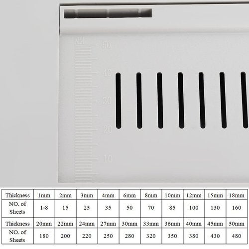 Thermal Binding Machine 500 Sheets Capacity Book Binding Material 110V Binding Machine A3(Short Edge)/A4/A5 Document Heat Binder with 10Pcs Covers (White)
