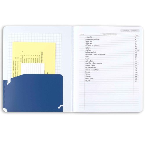 Five Star Interactive Notetaking Composition Book, 6 Pack, 1 Subject, College Ruled Paper, 9" x 11", 100 Sheets, Customizable, Assorted Colors (38612)