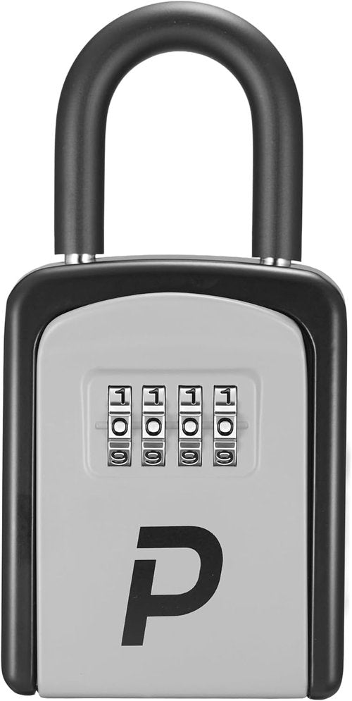 Puroma Key Lock Box - Outdoor Combination Security Lockbox for Realtors | Portable Key Storage Safe