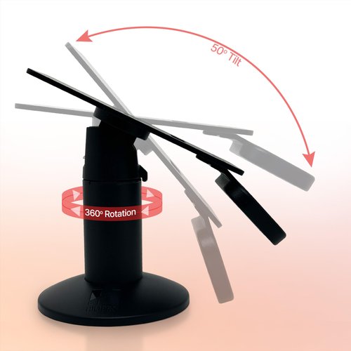 HILIPRO Swivel Point of Sale Stand for Pax A30 Credit Card Payment Terminal - Complete POS Stand -Swivel Stands
