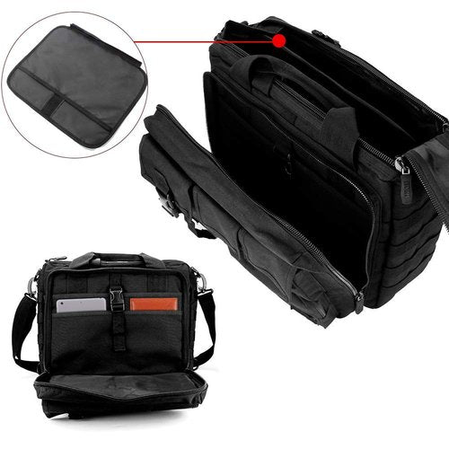 Tactical Briefcase, GES 15.6 Inch Men's Messenger Bag Military Briefcase for Men