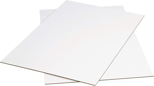Aviditi Corrugated Cardboard Sheets - Large 24" x 36" White Pack for Safe Packaging & Shipping | 5 Pack