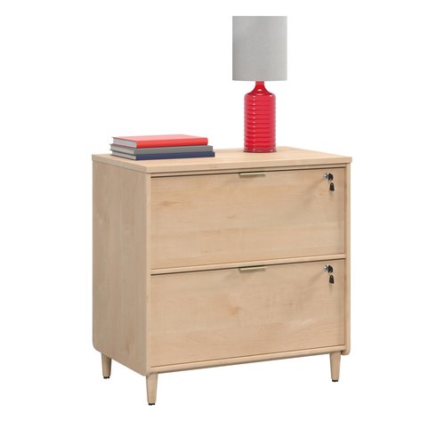 Sauder Clifford Place 2-Drawer Lateral File Cabinet, Natural Maple Finish