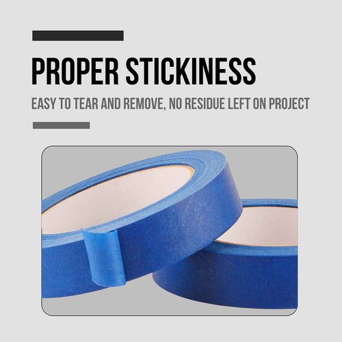Lichamp Blue Painters Tape 1 inch, 20 Pack Blue Masking Tape Bulk Multi Pack, 1 inch x 55 Yards x 20 Rolls (1100 Total Yards)