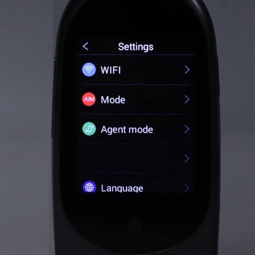 F1 Language Translator Device, 2 Way Voice Real Time Translation, 2.4 inch HD Touchscreen, Online Offline Voice Photo Translation, Instant Voice Translator for Travel Learning Business (Gray)
