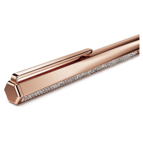 Swarovski Crystal Shimmer ballpoint pen, Rose gold tone, Rose gold-tone finish