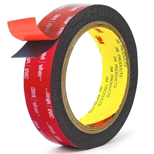Double Sided Tape Heavy Duty Mounting Tape Strong Adhesive Tape Waterproof Foam Tape Picture Hanging Strips Carpet Tape Rug Gripper for LED Strip Light Indoor and Outdoor (1in X 10ft)