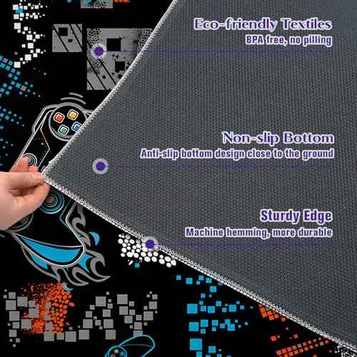 Office Chair Mat for Hardwood Gamer 36"x48" Computer Gaming Chair Mat Anti-Slip Rugs Game Protector for Rolling Chairs Under Desk Rug for Home