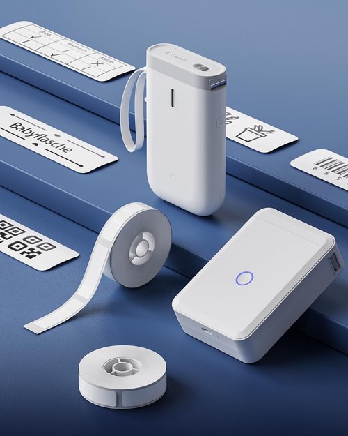 NIIMBOT Label Maker Tape - Waterproof Thermal Sticker Paper for D11 D110 D101 | 14×40mm, 160 Labels/Roll