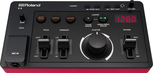 Roland AIRA Compact E-4 Voice Tweaker Sound Module Bundle with MIDI Cable, Audio Cable and Austin Bazaar Polishing Cloth