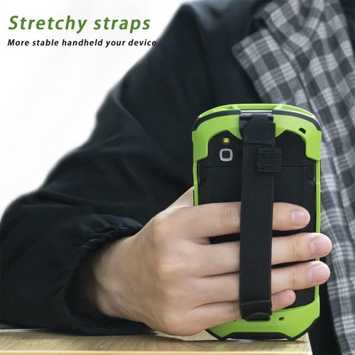 IYOUBOL Rugged Protective Bumper Case with Hand Strap for Zebra TC51/TC52/TC56 - Green