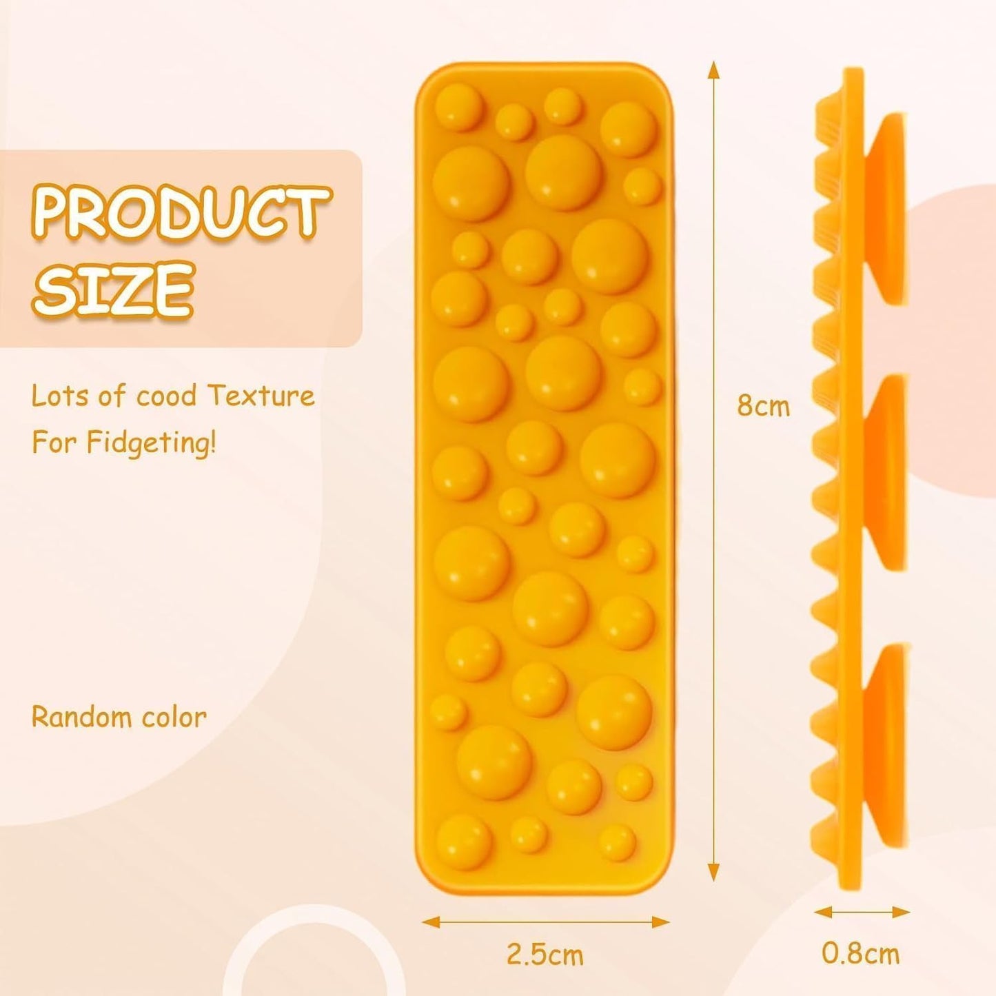 **Sensory Fidget Toys | 16-Pack Textured Suction Toys for Kids & Adults | Calming Relief for Autism & Anxiety**