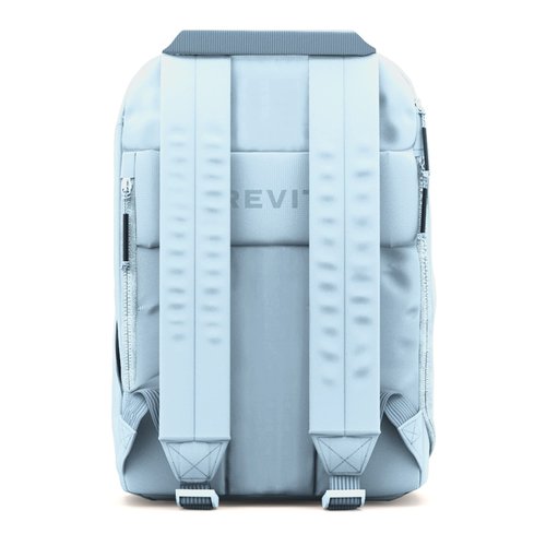 BREVITE The Backpack- Casual daypack backpacks for every function. Compact but spacious 18L aesthetic traveling backpack with laptop compartment. (Misty Blue)