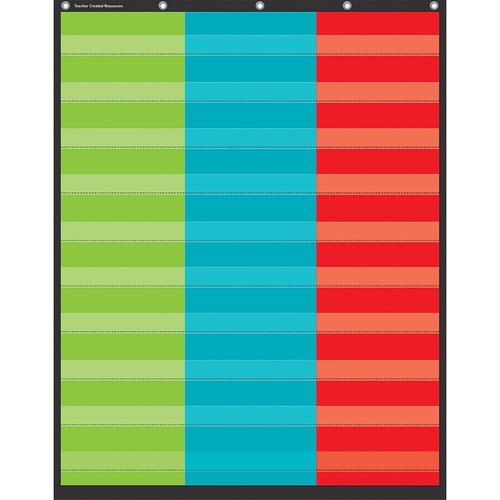 Teacher Created Resources 3 Column Pocket Chart 34" x 44" (TCR20324)