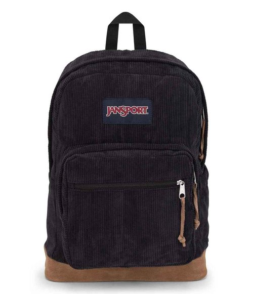 JanSport Right Pack Expressions Backpack - Travel, Work, or Laptop Bag - Black Corduroy