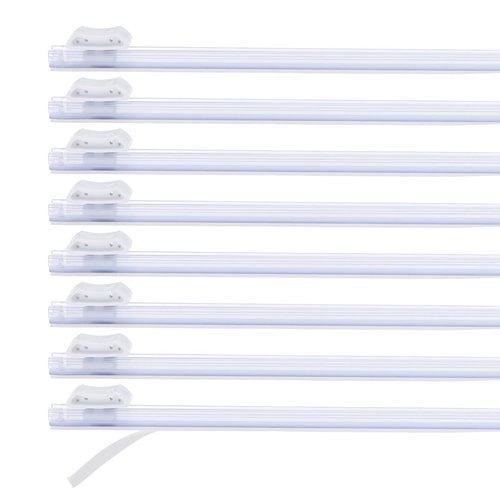 PATIKIL 8pcs Plastic Wrap Cutter, 14in Plastic Wrap Slide Cutter Self Adhesive, White