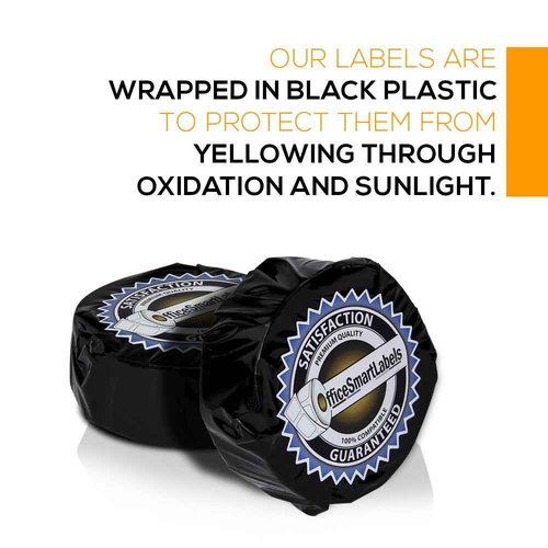OfficeSmartLabels 1 x 1-1/2 inch Book Spines Labels, Compatible with 30347 (4 Rolls / 750 Labels Per Roll)