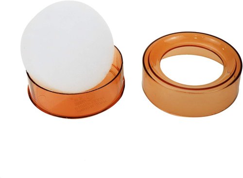 Dahszhi Desktop Sponge Finger Moistener - 2.7" Diameter, Brown - Pack of 3