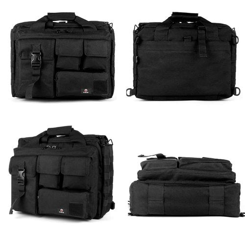Tactical Briefcase, GES 15.6 Inch Men's Messenger Bag Military Briefcase for Men