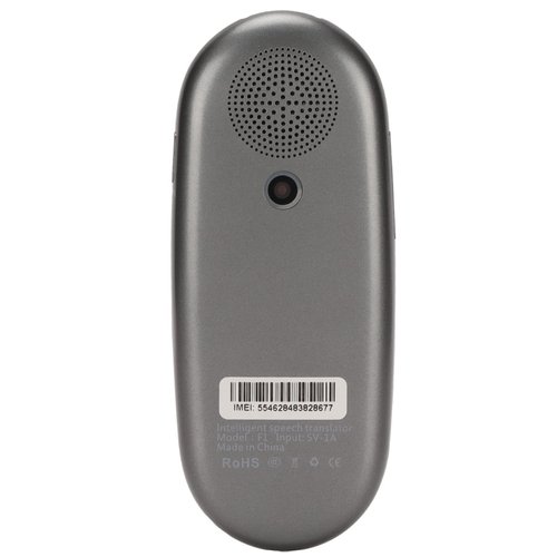 F1 Language Translator Device, 2 Way Voice Real Time Translation, 2.4 inch HD Touchscreen, Online Offline Voice Photo Translation, Instant Voice Translator for Travel Learning Business (Gray)