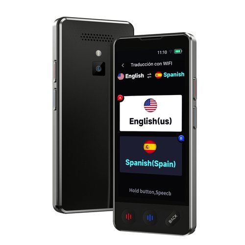 AI Language Translator Device, 2025 Upgraded Translator No WiFi Needed, Support ChatGPT, Voice Instant Two-Way 138 Language Translator, Offline/Recording/Photo Translation for Business Travel