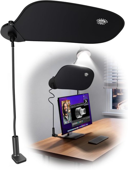Cubicle Shade | Desk Light Blocker for Overhead Glare - Ideal for Light Sensitive Workers (Standard)